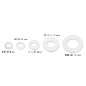 丸ワッシャー ナイロン 丸型 プラスチック 平...の詳細画像1