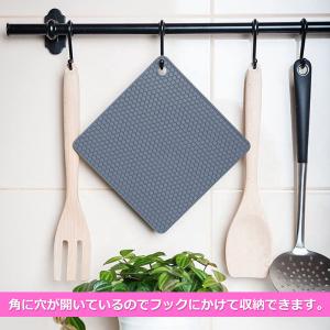 【シリコン製鍋敷き × グレー グリーン 各色...の詳細画像2