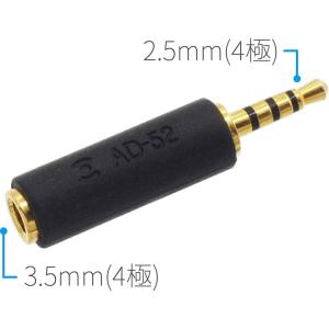 2.5mm-3.5mm変換アダプタ ミニミニプ...の詳細画像1