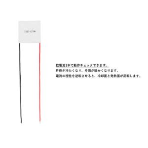 ペルチェ素子 TEC1-12706 熱電変換素...の詳細画像3