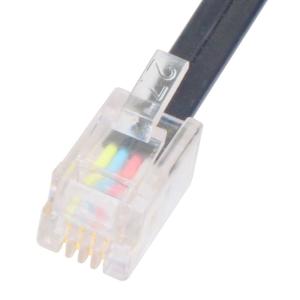 受話器用カールコード (クロス結線) RJ9 ...の詳細画像1