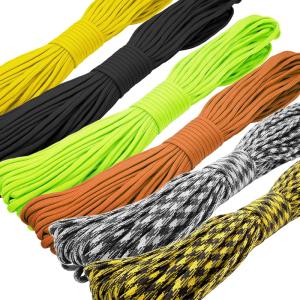 パラコード 全長約30m 径4mm 軽量 速乾 ペット首輪 編む用 ブレスレット 手芸用 靴ひも シューレース DIY 手芸 ハンドメイド アクセサリー