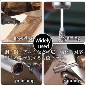 【ケース付10本】 リューター ビット 超硬バ...の詳細画像3