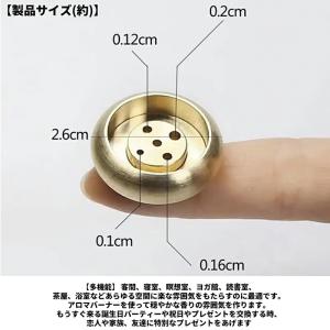 真鍮 ドラム型 ミニお線香立て 仏壇用 香炉 ...の詳細画像2