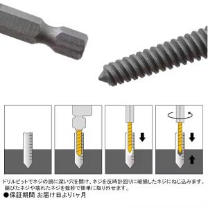 ネジ山補修キット エキストラクター 逆タップ ...の詳細画像2
