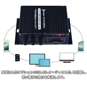 Bluetooth5.0対応 小型2chオーデ...の詳細画像3