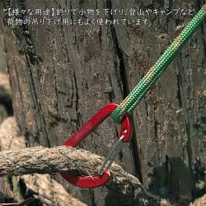 【20個】 アルミ合金 カラビナ 多機能 軽量...の詳細画像4