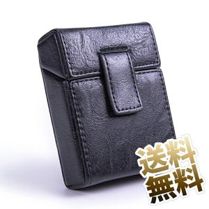 シガレットケース メンズ レザー ライターホルダー Puレザー ポーチ ネームカード収納容器用
