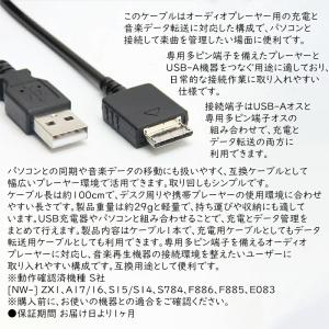 オーディオプレーヤー用 充電 データ転送 US...の詳細画像1