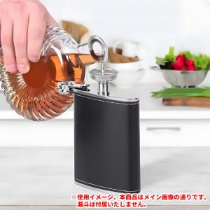 ウイスキーボトル PUレザータイプ 携帯用スキ...の詳細画像3