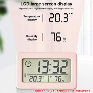 デジタル時計 温湿度計 小型 コンパクト スタ...の詳細画像5