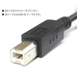 USBケーブル USB2.0 接続用 プリンタ...の詳細画像2