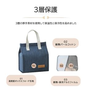 ランチバッグ 保冷バッグ 大容量 断熱袋 厚手...の詳細画像5