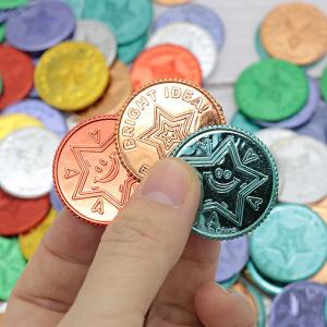 【100枚】 金貨玩具 プラスチック カラフル...の詳細画像5