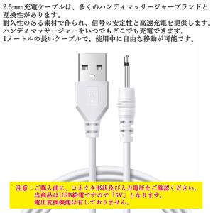 【1m】ハンディマッサージャー用USB充電ケー...の詳細画像1