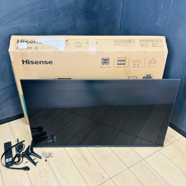 液晶テレビ【中古】動作保証 Hisense 43E6G 43V型 4K内蔵 2023年製 ネット動画...