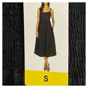 送料無料 新品 WellWorn　キャミワンピース Sサイズ ブラック レディース 女性 衣類 スカ...