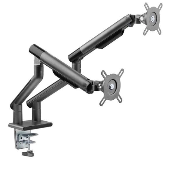 快適ワークのモニターアーム 【中古】快適WORK×iggy イギー DA122 デュアルモニター 1...