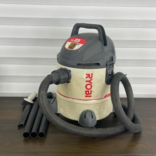 集じん機 【中古】動作保証 RYOBI リョービ VC-23 乾湿両用 14L 100V 集塵機 ク...