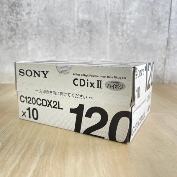 新品未開封 ソニー カセットテープ 10本セット C120CDX2L CDix2 SONY ハイポジ...