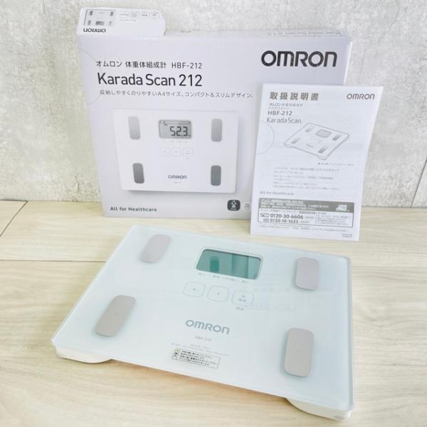 体重体組成計 未使用品 OMRON オムロン Karada Scan 212 HBF-212 A4サ...
