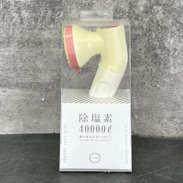 新品未開封 色ヤケあり シャワーヘッド  JS211　徐塩素　40.000L 節湯30% 節水 ピン...