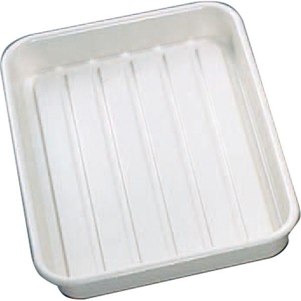 プラパイレス 白｜ (ABS) 樹脂 容器 トレー バット ジュニア (375×275×55)