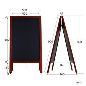 黒板 看板 | A型 ブラックボード 90Lサ...の詳細画像4
