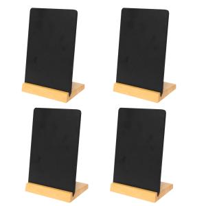 卓上 ミニ 黒板 (S) (4台入) ｜ ブラックボード 小さな黒板 W10cm×H15cm  木製 メニューボード｜urisapo