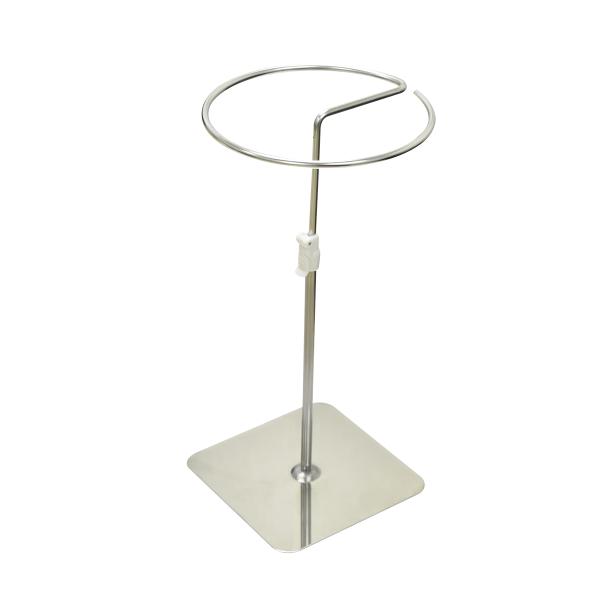 トングスタンド　丸形　φ150×H210〜350 ｜ 高さ調節可能 トング置き ステンレス クローム...