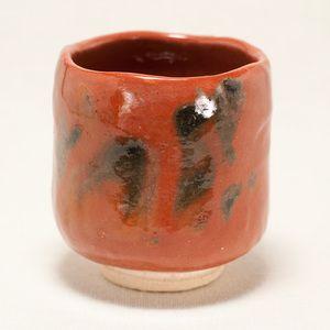 ys6871583; 宗sou 川崎和楽造 赤楽茶碗（共箱）【道】 : お茶道具