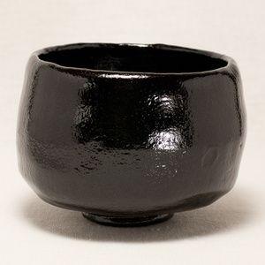 長次郎「ムキ栗」写し 黒楽抹茶碗 〔佐々木昭楽〕 : uroco