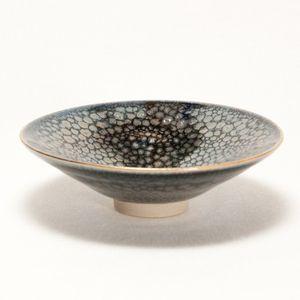 清水焼・京焼 禾目天目 抹茶碗 〔嵯峨野大覚寺窯〕 : uroco - 通販