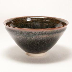 清水焼・京焼 禾目天目 抹茶碗 〔嵯峨野大覚寺窯〕 : uroco - 通販