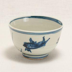 清水焼・京焼 染付魚藻紋 煎茶碗〔清風与平〕 : uroco - 通販