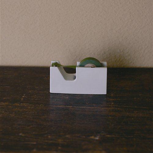 倉敷意匠計画室 白磁 テープカッターS 　