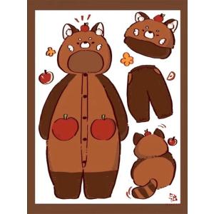 着ぐるみ レッサーパンダ 冬 パジャマ ルーム...の詳細画像4