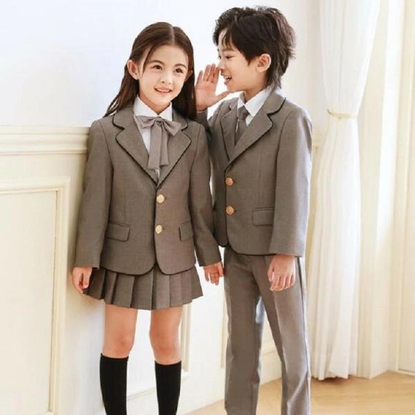 卒業式 スーツ 女の子  男の子 5点セット 韓国 制服 ピアノ発表会 入学式 子供 フォーマル 卒...