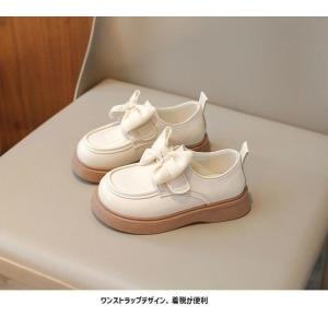 フォーマル靴 女の子 可愛い リボン ローファ...の詳細画像5
