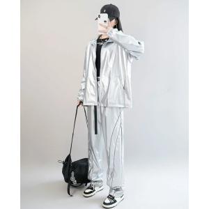 k-pop 衣装 大人 シルバー ダンス衣装 ...の詳細画像4