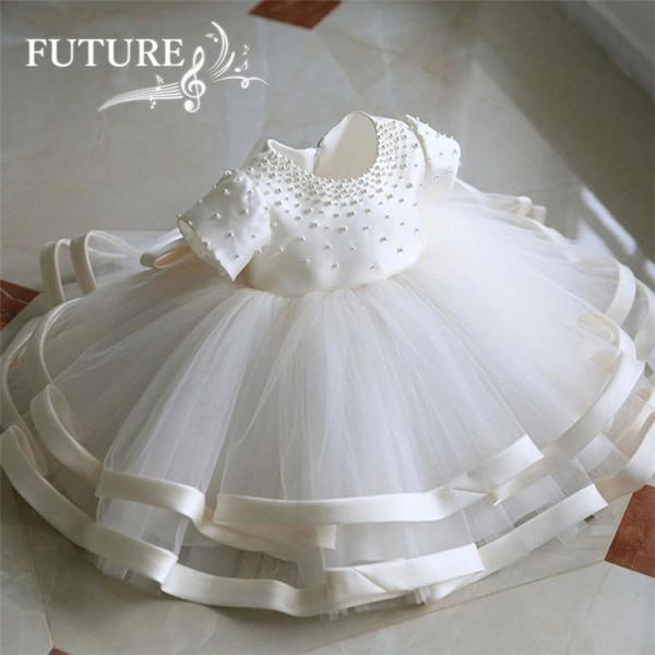 リングガール ドレス ベビー ベビードレス 結婚式 80 90 フラワーガール セレモニードレス 赤...