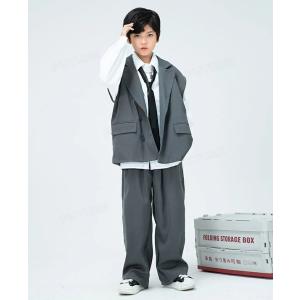 【スーパーSALE】灰色 ダンススーツ グレー...の詳細画像5