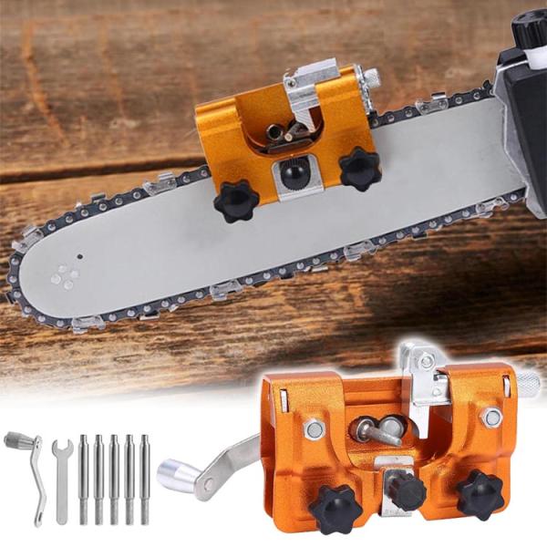 チェーンソー目立てチェーンソー目立て機 チェーンソーシャープーキット手動チェーンシャープナー、研ぎ機...