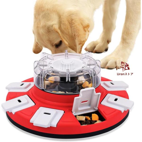 ペット食器 早食い防止 犬猫パズルおもちゃ 自動犬猫フィーダー ペットスローフィーダー 犬猫ボウルイ...