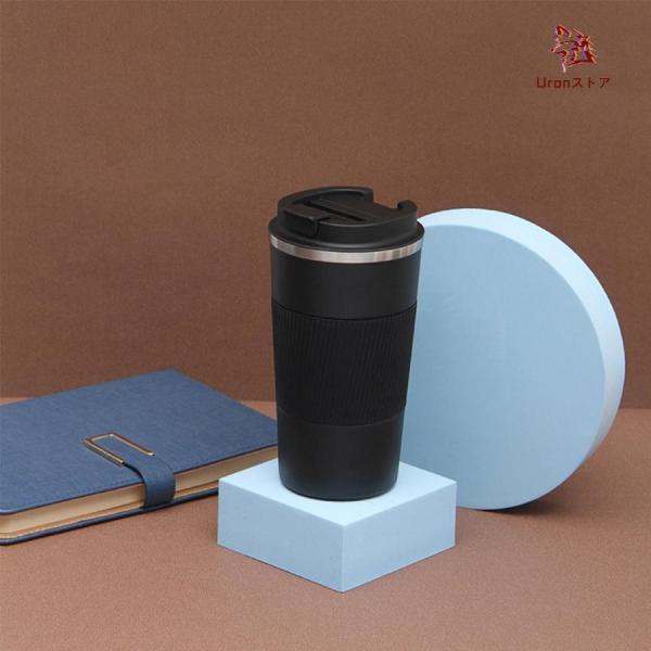 コーヒーカップ ステンレスマグ 500ML 保温保冷 直飲み 携帯マグ 二重構造 真空断熱 タンブラ...
