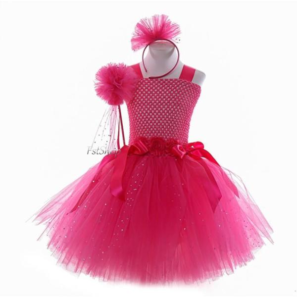 キッズ チュールドレス フォーマルドレス  ベビー子供ドレス パーティードレス 仮装フェアリー ハロ...