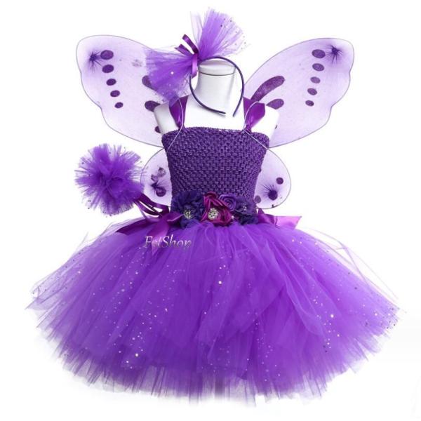 キッズ チュールドレス フォーマルドレス  ベビー子供ドレス パーティードレス 仮装フェアリー ハロ...