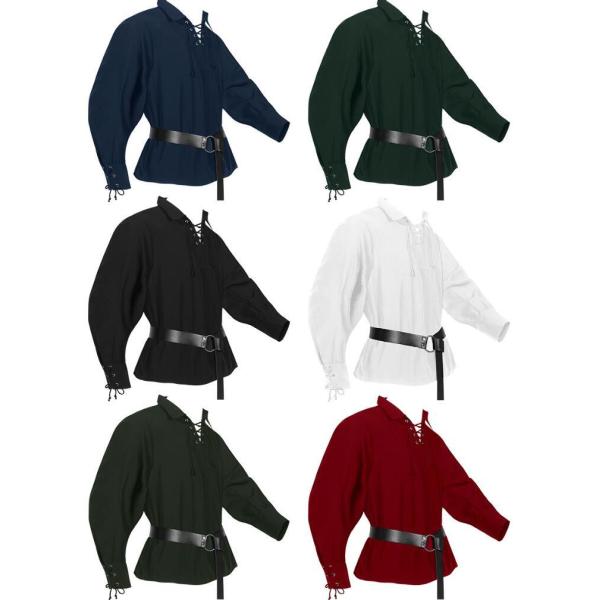 メンズ長袖シャツ 大人用コスチューム 舞台衣装 男性トップス レトロシャツ 暗黒シャツ ストライプ ...