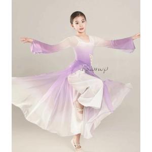 キッズ古典舞踊ダンスウェア子供用 古典ダンス衣...の詳細画像3