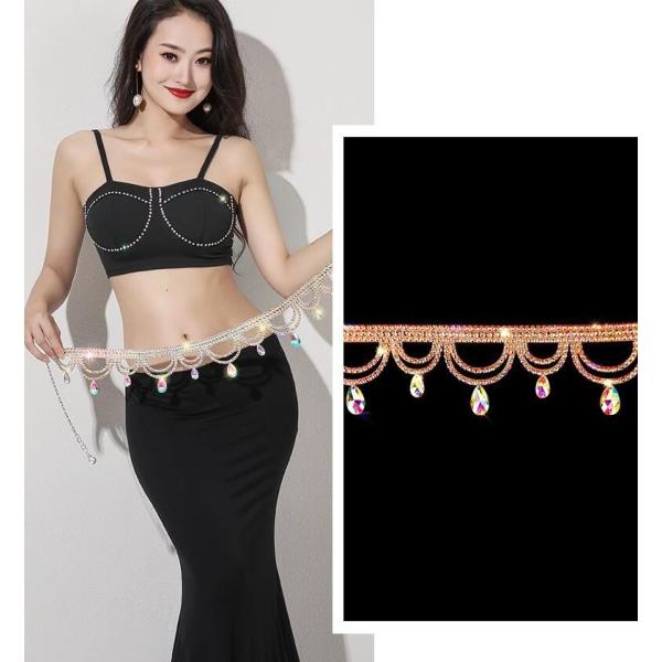 ベリー ダンス ウエストチェーン ベルト ベリーダンス パフォーマンス ステージ小道具 アクセサリー...